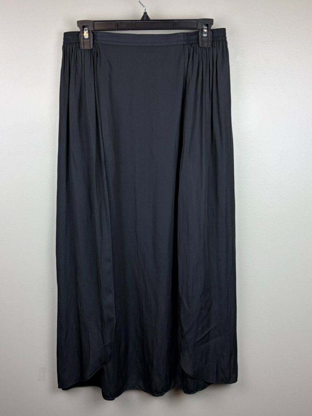 Soft Surroundings The Problem Solved Paneled Maxi Skirt in Black Size Small
